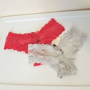 NWT Victoria's Secret cheeky panties in Medium- set of 2